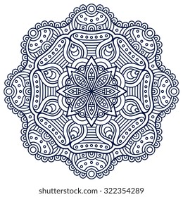 Mandala. Vintage decorative elements. Oriental pattern, vector illustration.  Islam, Arabic, Indian, turkish, pakistan, chinese, ottoman motifs