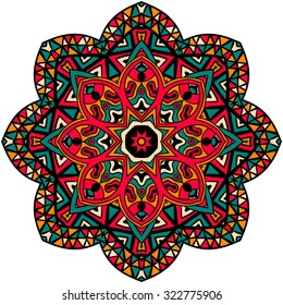 Mandala. Vintage decorative elements. Oriental pattern, vector illustration. Islam, Arabic, Indian, Turkish, Pakistan, Chinese, ottoman motifs