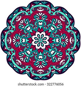 Mandala. Vintage decorative elements. Oriental pattern, vector illustration. Islam, Arabic, Indian, Turkish, Pakistan, Chinese, ottoman motifs