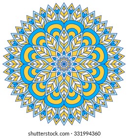 Mandala. Vintage decorative elements. Oriental pattern, vector illustration.  Islam, Arabic, Indian, turkish, pakistan, chinese, ottoman motifs