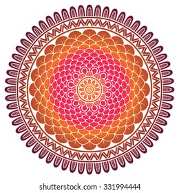 Mandala. Vintage decorative elements. Oriental pattern, vector illustration.  Islam, Arabic, Indian, turkish, pakistan, chinese, ottoman motifs