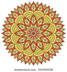 Mandala. Vintage decorative elements. Oriental pattern, vector illustration.  Islam, Arabic, Indian, turkish, pakistan, chinese, ottoman motifs