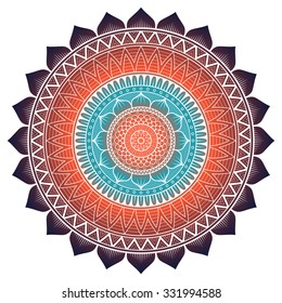 Mandala. Vintage decorative elements. Oriental pattern, vector illustration.  Islam, Arabic, Indian, turkish, pakistan, chinese, ottoman motifs