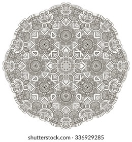 Mandala. Vintage decorative elements. Oriental pattern, vector illustration.  Islam, Arabic, Indian, turkish, pakistan, chinese, ottoman motifs