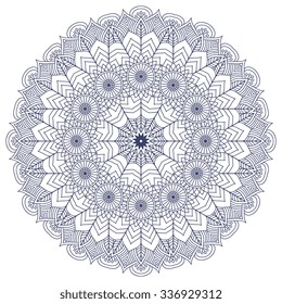 Mandala. Vintage decorative elements. Oriental pattern, vector illustration.  Islam, Arabic, Indian, turkish, pakistan, chinese, ottoman motifs