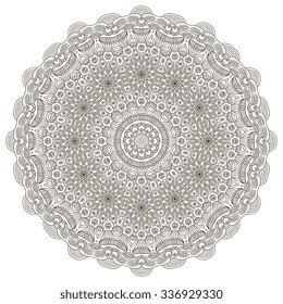 Mandala. Vintage decorative elements. Oriental pattern, vector illustration.  Islam, Arabic, Indian, turkish, pakistan, chinese, ottoman motifs
