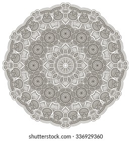 Mandala. Vintage decorative elements. Oriental pattern, vector illustration.  Islam, Arabic, Indian, turkish, pakistan, chinese, ottoman motifs