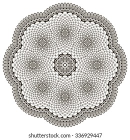 Mandala. Vintage decorative elements. Oriental pattern, vector illustration.  Islam, Arabic, Indian, turkish, pakistan, chinese, ottoman motifs