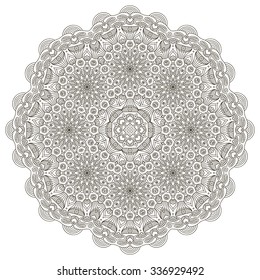 Mandala. Vintage decorative elements. Oriental pattern, vector illustration.  Islam, Arabic, Indian, turkish, pakistan, chinese, ottoman motifs