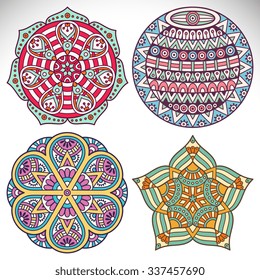 Mandala. Vintage decorative elements. Oriental pattern, vector illustration.  Islam, Arabic, Indian, turkish, pakistan, chinese, ottoman motifs