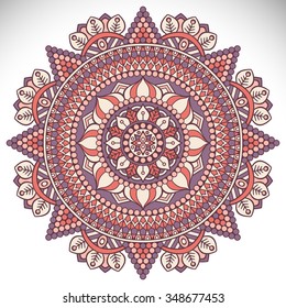 Mandala. Vintage decorative elements. Oriental pattern, vector illustration.  Islam, Arabic, Indian, turkish, pakistan, chinese, ottoman motifs