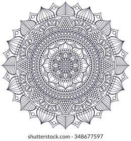 Mandala. Vintage decorative elements. Oriental pattern, vector illustration.  Islam, Arabic, Indian, turkish, pakistan, chinese, ottoman motifs