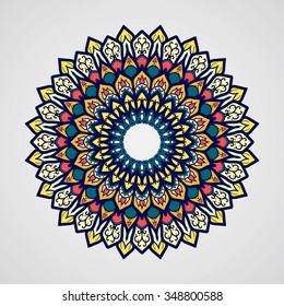 Mandala. Vintage decorative elements. Oriental pattern, vector illustration. Islam, Arabic, Indian, turkish, pakistan, chinese, ottoman motifs
