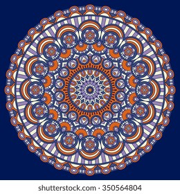 Mandala. Vintage decorative elements. Oriental pattern, vector illustration.  Islam, Arabic, Indian, turkish, pakistan, chinese, ottoman motifs