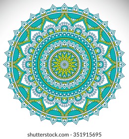 Mandala. Vintage decorative elements. Oriental pattern, vector illustration.  Islam, Arabic, Indian, turkish, pakistan, chinese, ottoman motifs