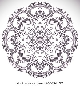 Mandala. Vintage decorative elements. Oriental pattern, vector illustration.  Islam, Arabic, Indian, Turkish, Pakistan, Chinese, Ottoman motifs