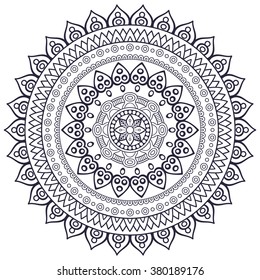 Mandala. Vintage decorative elements. Oriental pattern, vector illustration. Islam, Arabic, Indian, turkish, pakistan, chinese, ottoman motifs