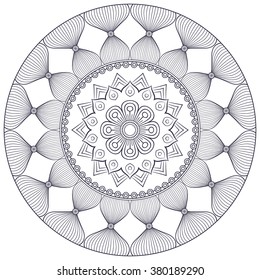 Mandala. Vintage decorative elements. Oriental pattern, vector illustration. Islam, Arabic, Indian, turkish, pakistan, chinese, ottoman motifs