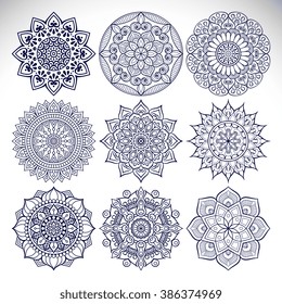 Mandala. Vintage decorative elements. Oriental pattern, vector illustration. Islam, Arabic, Indian, turkish, pakistan, chinese, ottoman motifs