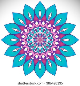 Mandala. Vintage decorative elements. Oriental pattern, vector illustration. Islam, Arabic, Indian, turkish, pakistan, chinese, ottoman motifs