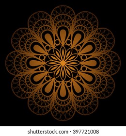 Mandala. Vintage decorative elements. Oriental pattern, vector illustration. Islam, Arabic, Indian, turkish, pakistan, chinese, ottoman motifs