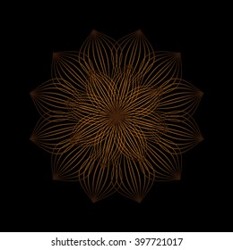 Mandala. Vintage decorative elements. Oriental pattern, vector illustration. Islam, Arabic, Indian, turkish, pakistan, chinese, ottoman motifs