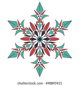 Mandala. Vintage decorative elements. Oriental pattern, Islam, Arabic, Indian motifs