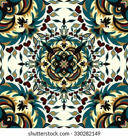 Mandala. Vintage decorative elements. seamless pattern.