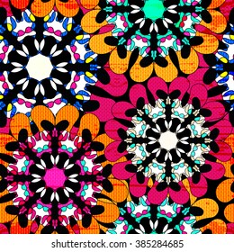 Mandala. Vintage decorative elements. seamless pattern.