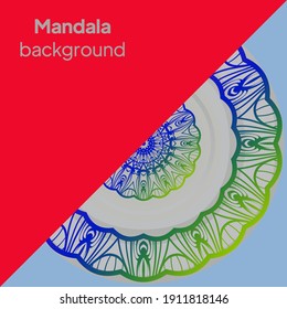 Mandala. Elementos decorativos de época. Ilustración del vector