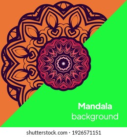 Mandala. Vintage decorative elements. Vector illustration