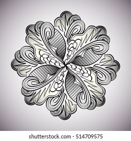 Mandala, vintage ethnic Oriental pattern. Vector textures, motifs can be used for ornament Wallpaper, fills, background of web page, surface, clothing, dresses, t-shirts, scrapbooking, cardmaking.