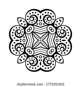 Mandala. Vintage indian decorative elements