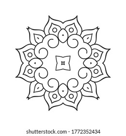 Mandala. Vintage indian decorative elements
