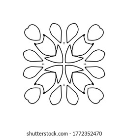 Mandala. Vintage indian decorative elements