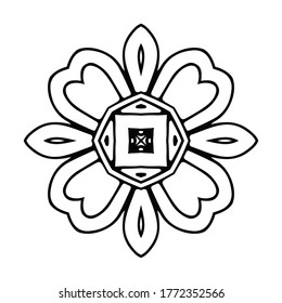 Mandala. Vintage indian decorative elements