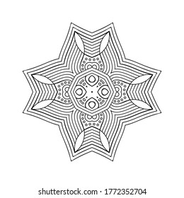 Mandala. Vintage indian decorative elements