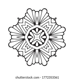 Mandala. Vintage indianische Dekorationselemente