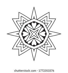 Mandala. Vintage indian decorative elements