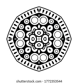 Mandala. Vintage indian decorative elements