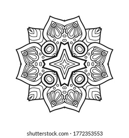 Mandala. Vintage indian decorative elements