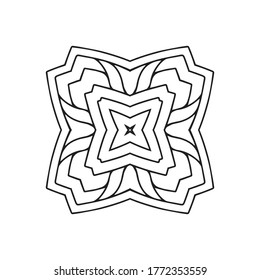 Mandala. Vintage indianische Dekorationselemente