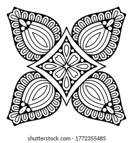 Mandala. Vintage indian decorative elements