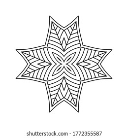 Mandala. Vintage indian decorative elements