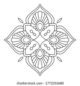Mandala. Vintage indian decorative elements