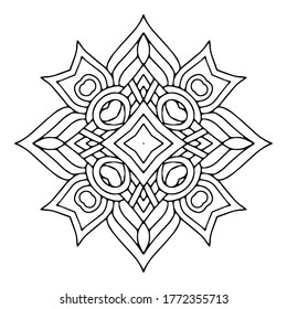 Mandala. Vintage indian decorative elements