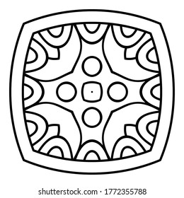 Mandala. Vintage indian decorative elements