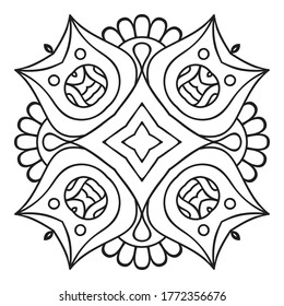 Mandala. Vintage indian decorative elements