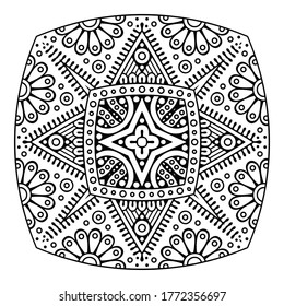 Mandala. Vintage indian decorative elements