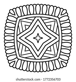 Mandala. Vintage indian decorative elements